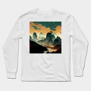 Mountain view #1 Long Sleeve T-Shirt